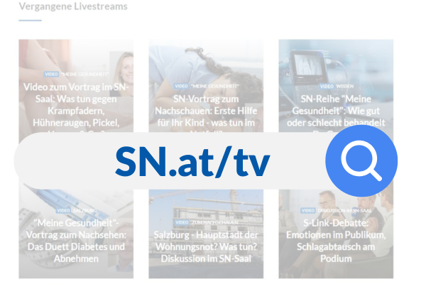 SN Livestreams auf SN.at