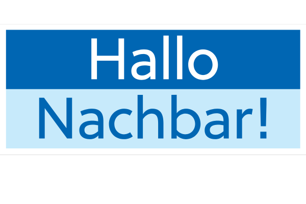 Hallo Nachbar - Offizielles Logo | SN Geschichte
